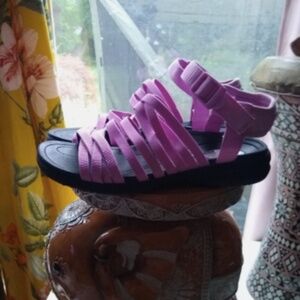 Dr. Scholl's Strappy 'TEGUA' Sport Sandal 'Orchid' Pink 9M - Gorgeous!  NWOB